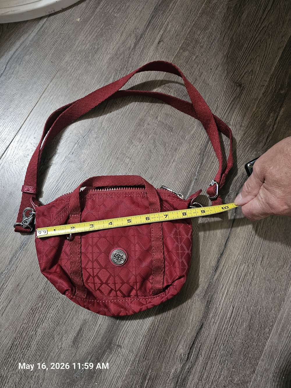 Kipling Red Crossbody Bag - Compact Shoulder Bag